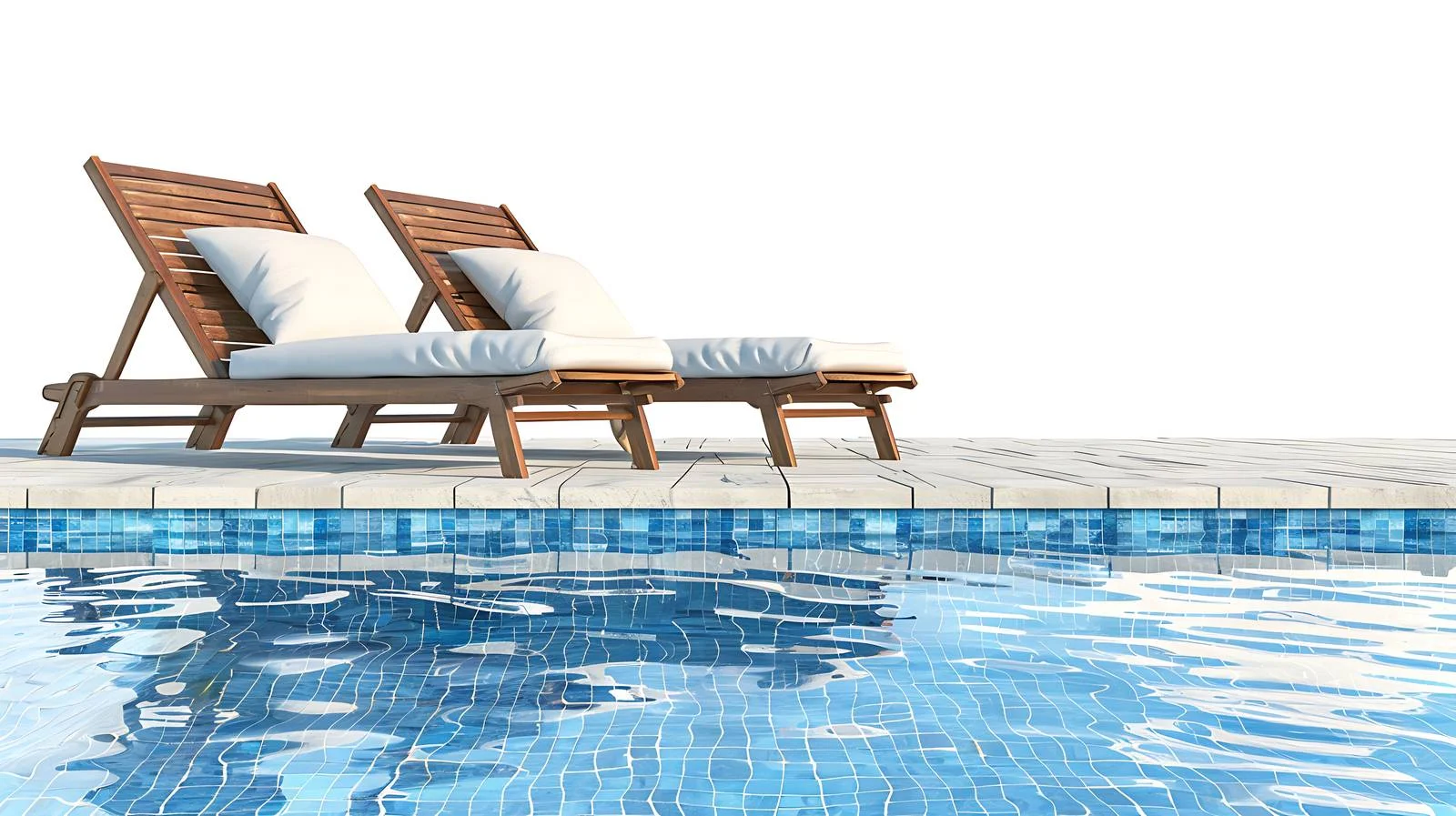Poolside Lounge Chairs at Hotel — free download from Dotvec