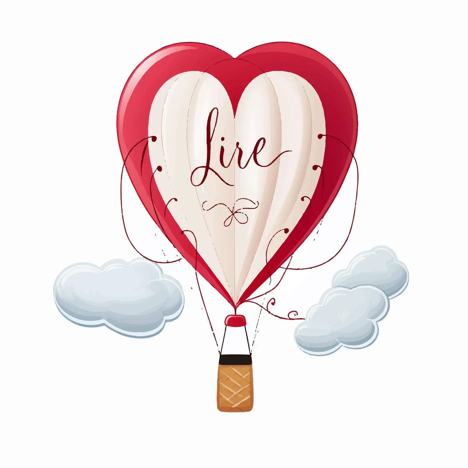 Elegant Cursive Love Phrase Vector Art – free cursive image from Dotvec