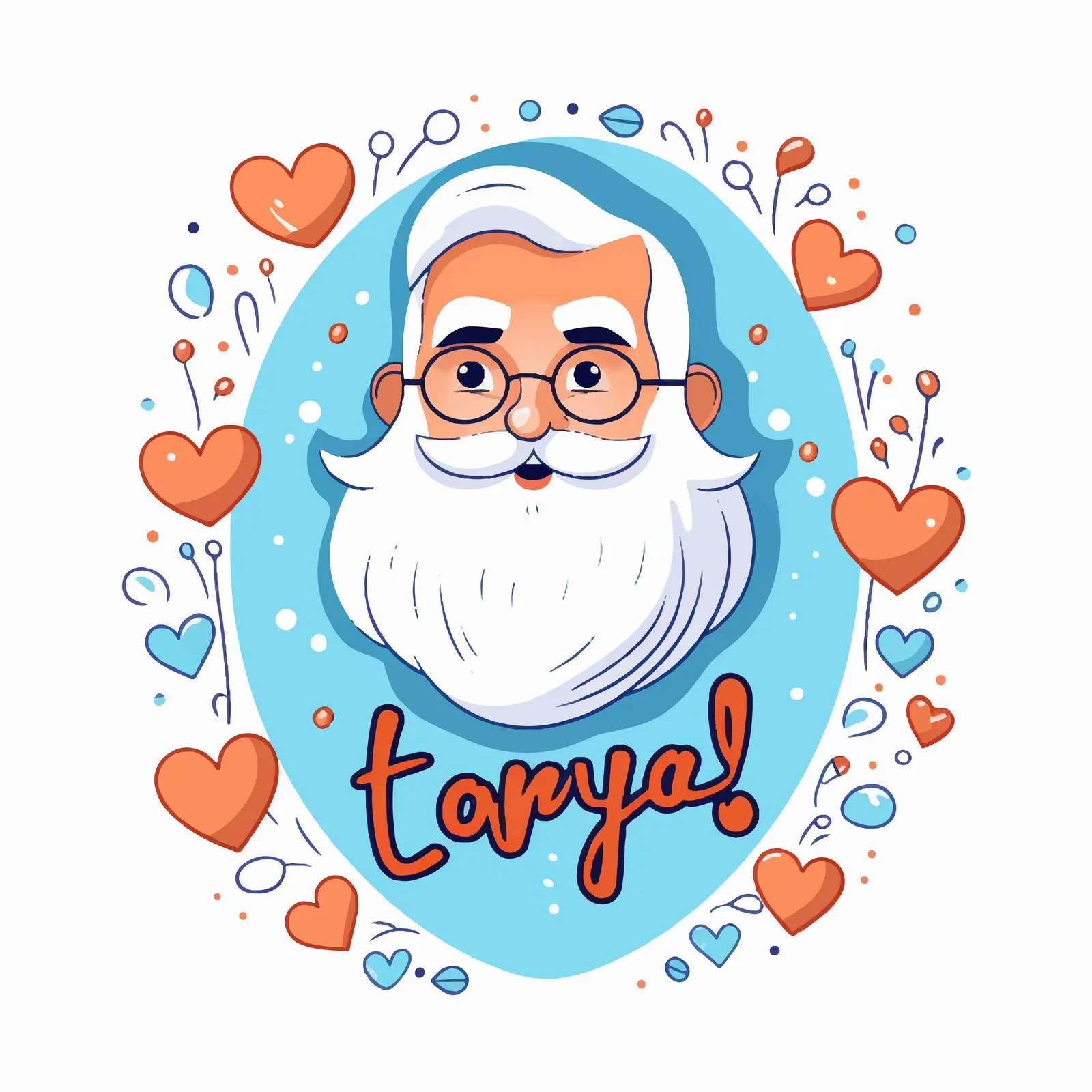 Calligraphic Love You Grandpa Vector Design — free download from Dotvec