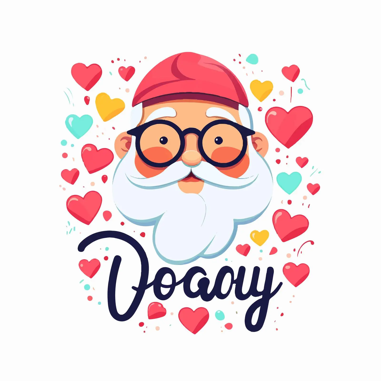 Calligraphic Love You Grandpa Phrase Vector — free download from Dotvec