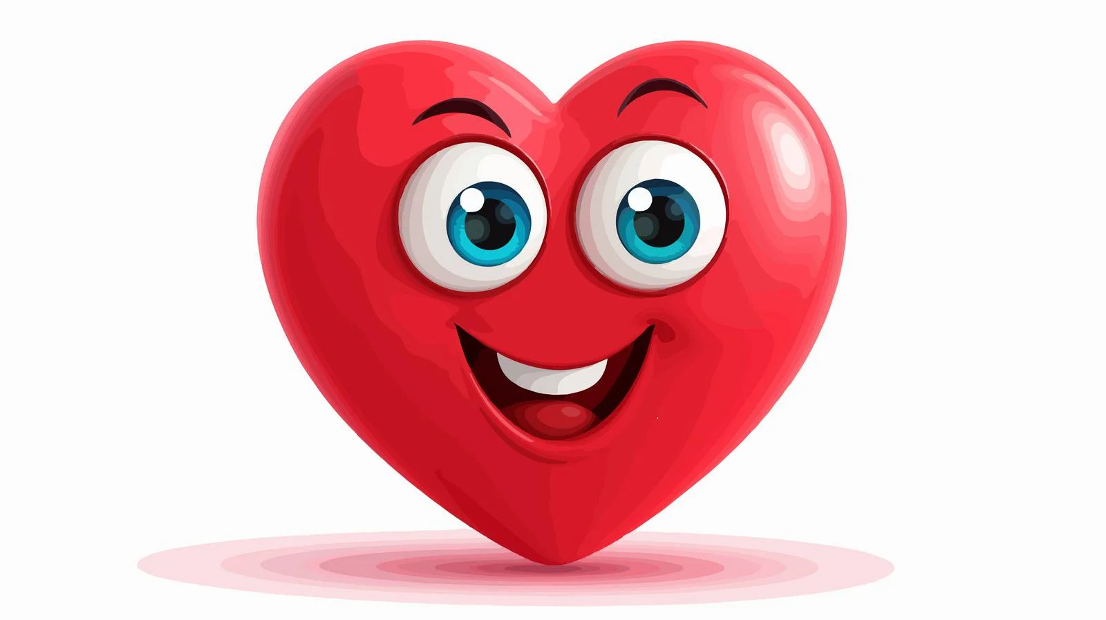 Heart Cartoon Character Vector Illustration — free download from Dotvec