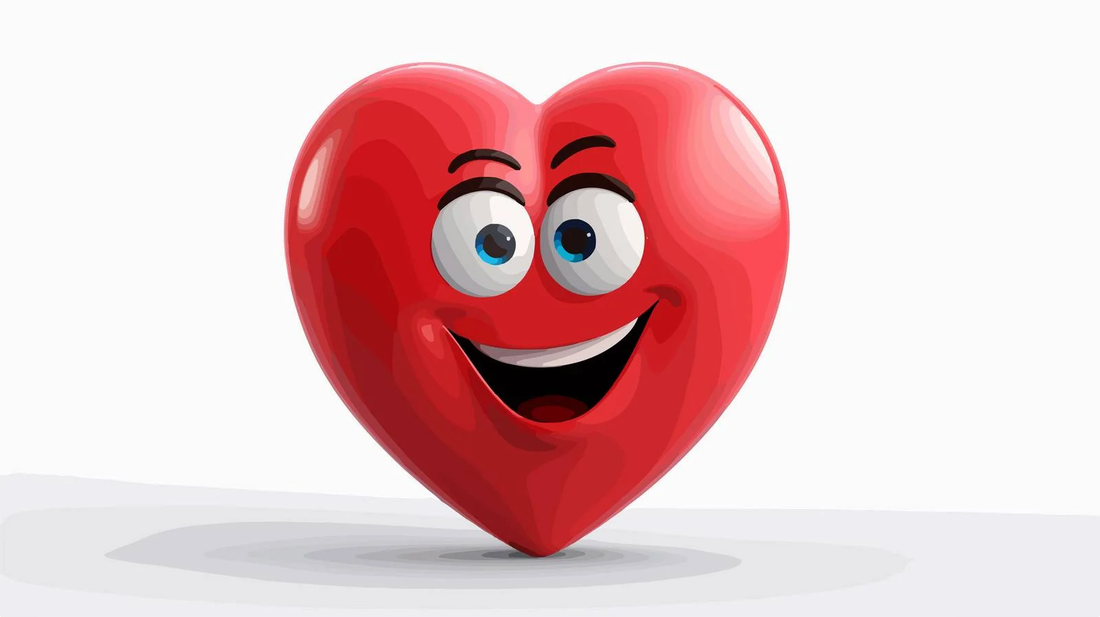Heart Cartoon Character Vector Illustration — free download from Dotvec