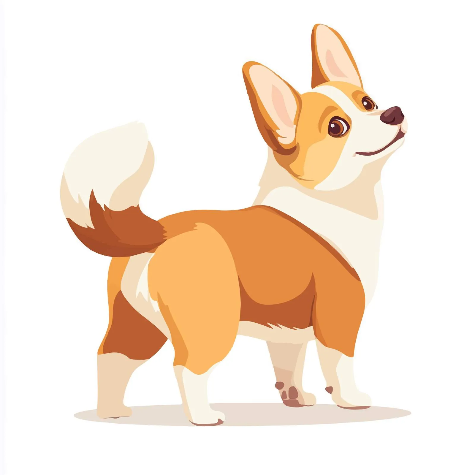 Adorable Pembroke Welsh Corgi Dog Vector — free download from Dotvec