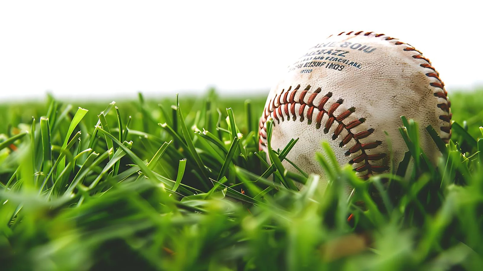 Detailed Low Angle Showcase of Baseball Closeup — free download from Dotvec