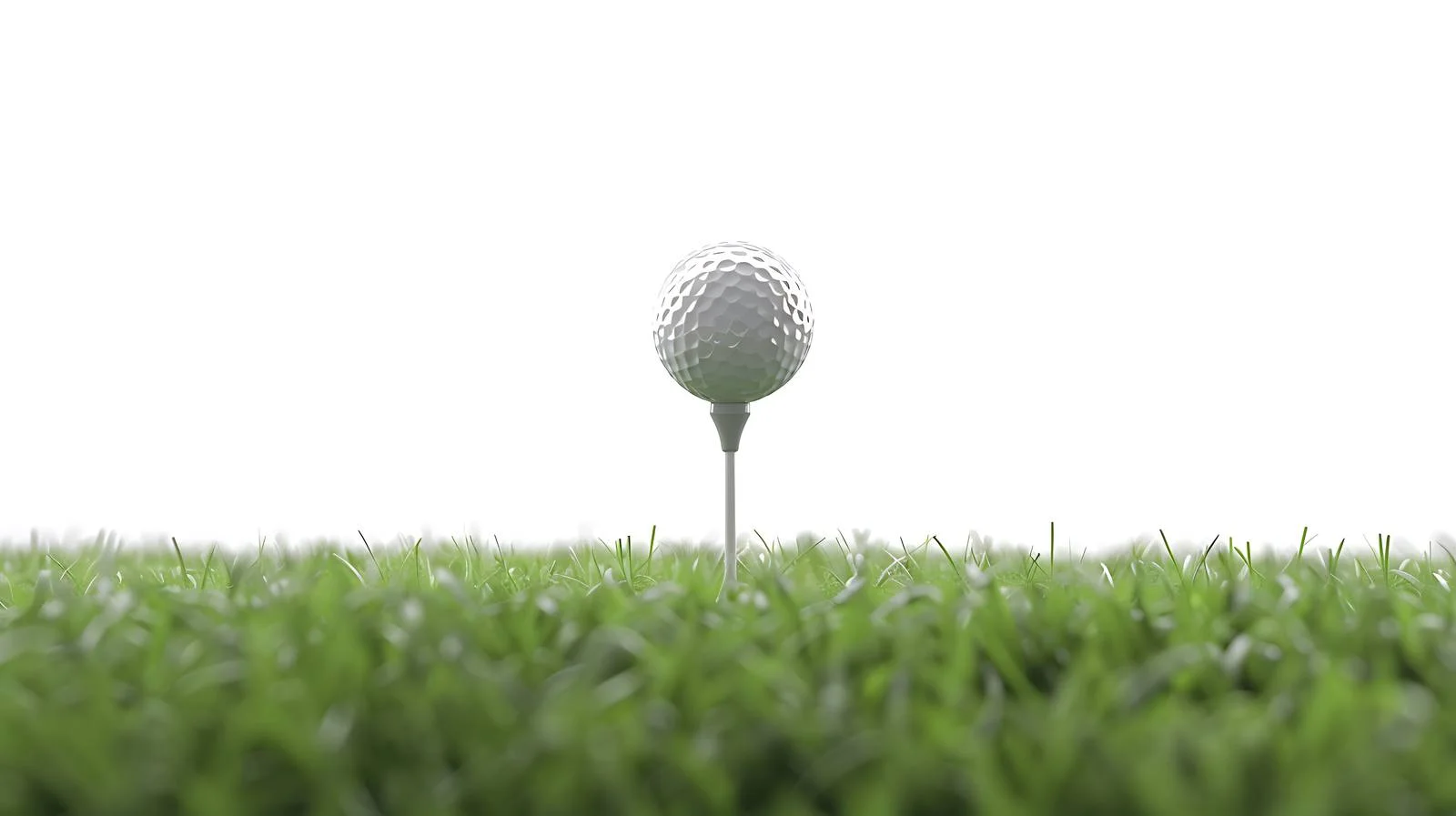 Elevated Perspective of Golf Ball on Tee — free download from Dotvec