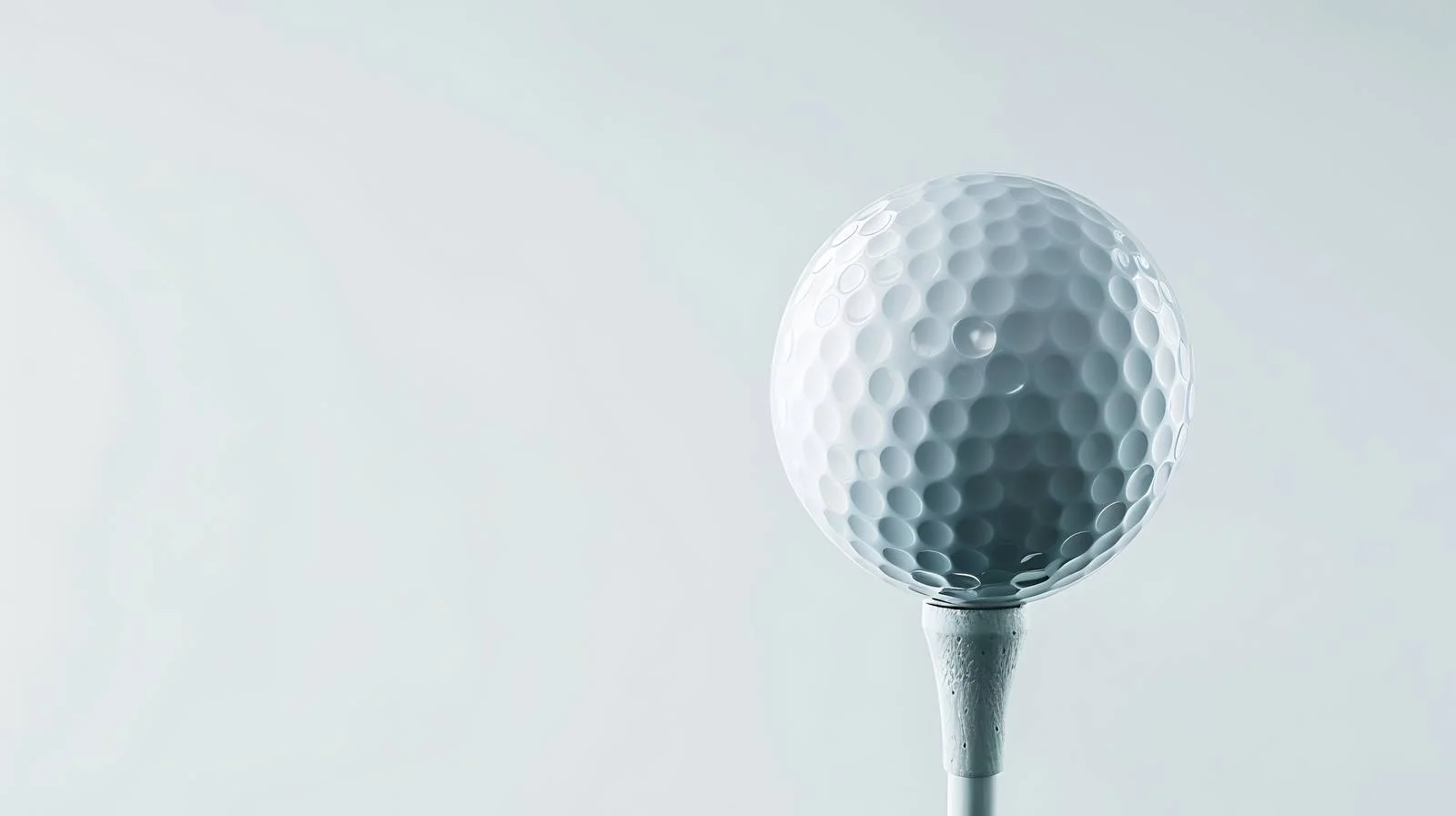 Elevated Golf Ball on Tee Outdoors — free download from Dotvec