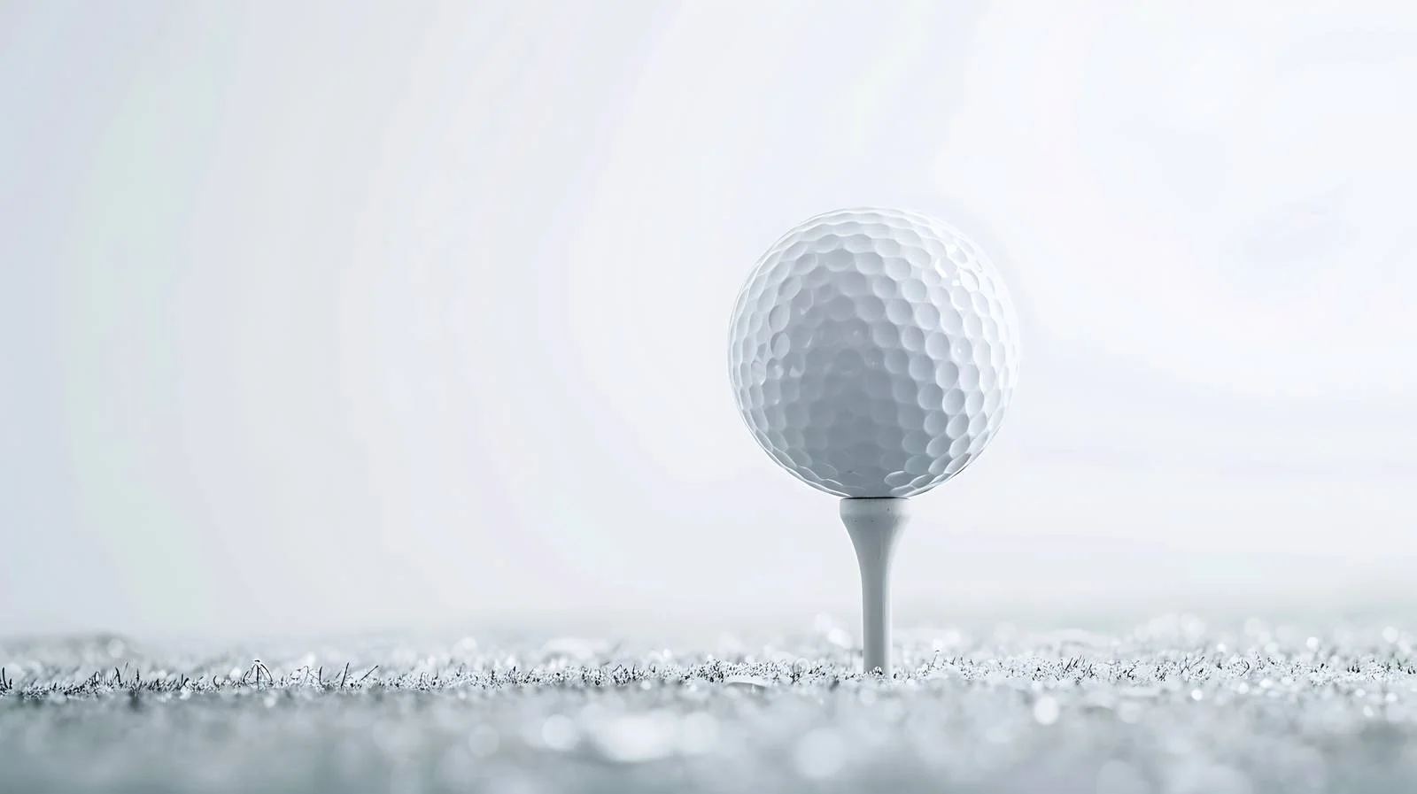 Elevated View of Golf Ball on Tee — free download from Dotvec