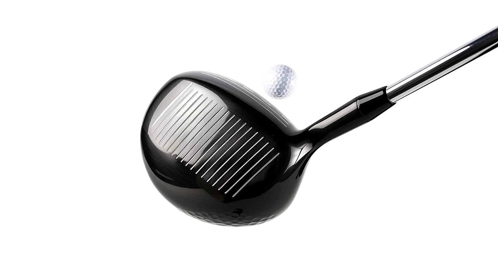 Golfer's Low Angle Swing Preparation Image — free download from Dotvec