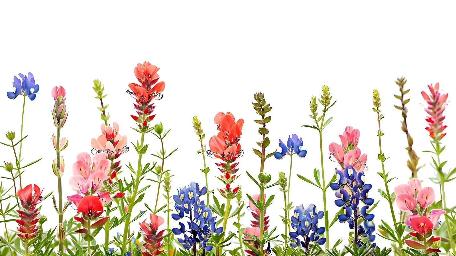 Vibrant Wildflowers in Low Angle View — free download from Dotvec