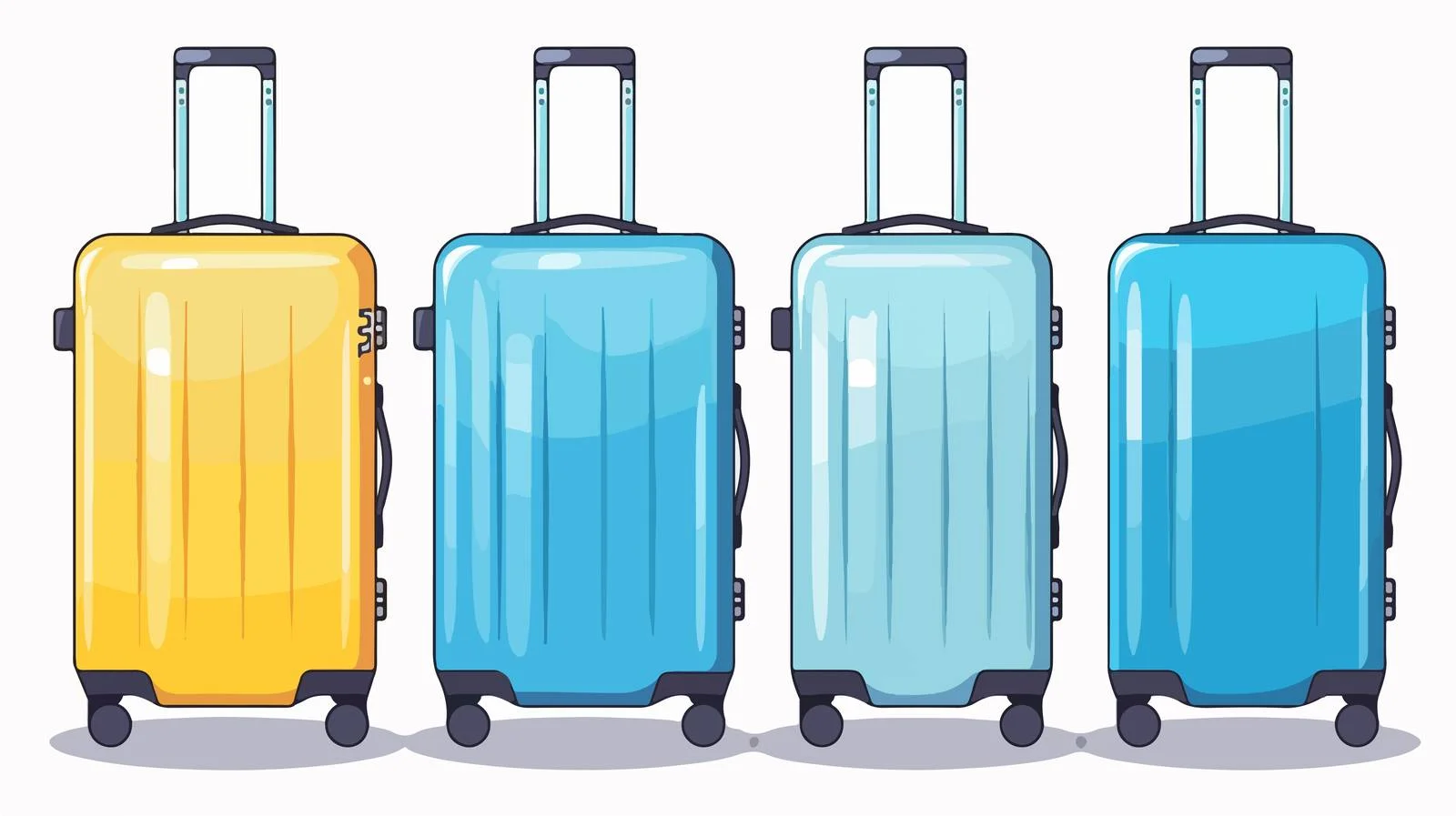 Travel Luggage Boarding Airplane Vacation — free download from Dotvec