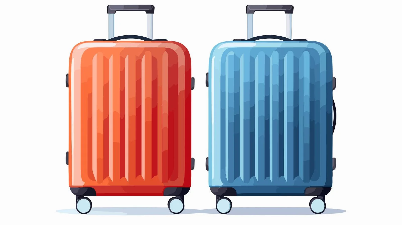 Travel Luggage for Boarding Vacation Plane — free download from Dotvec