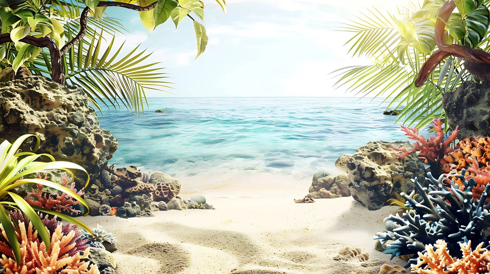 Exquisite Beach View — free download from Dotvec