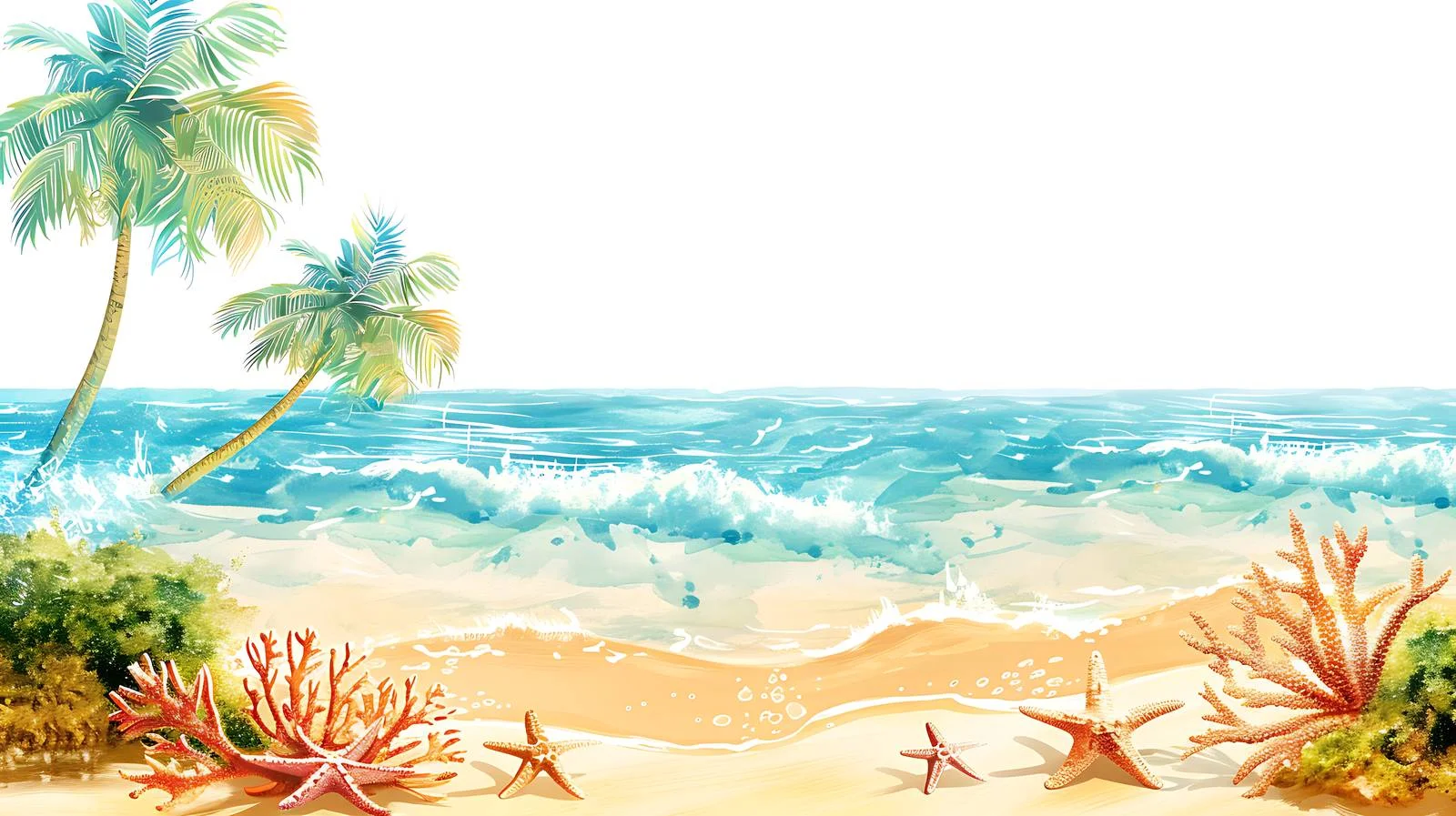 Exquisite Beach Scenery — free download from Dotvec