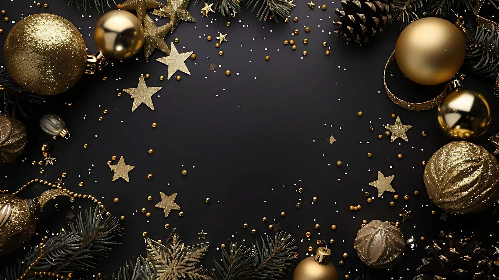Luxury Christmas and New Year Holidays Composition – free dinner image from Dotvec