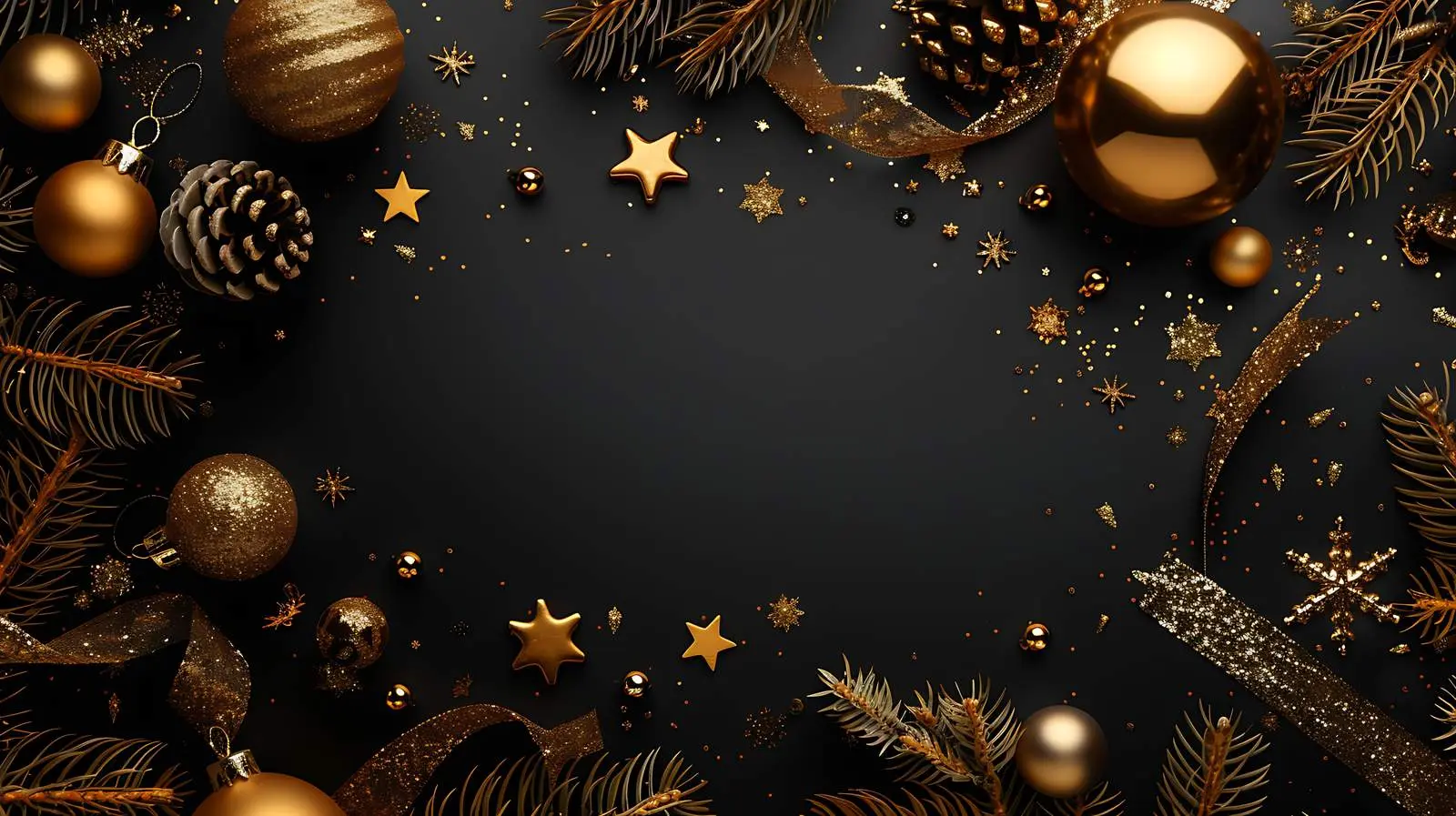 Luxury Christmas and New Year Holiday Composition — free download from Dotvec