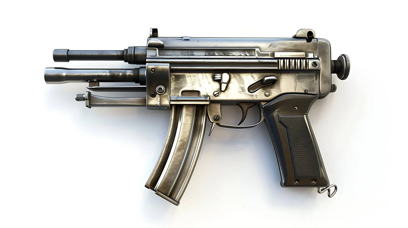 Vintage M3 Grease Gun Isolated – free replica image from Dotvec