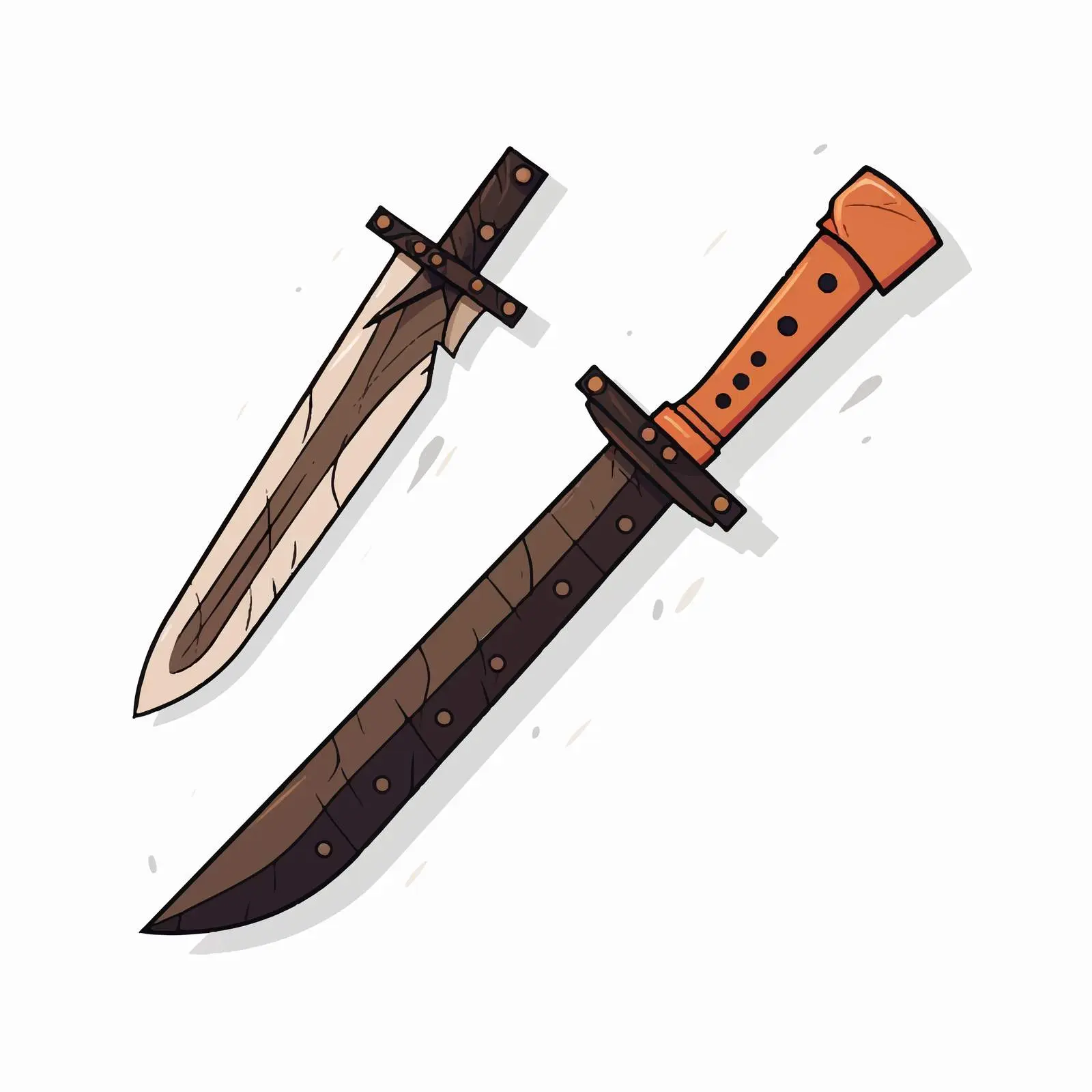 Machete Vector Illustration on White Background — free download from Dotvec
