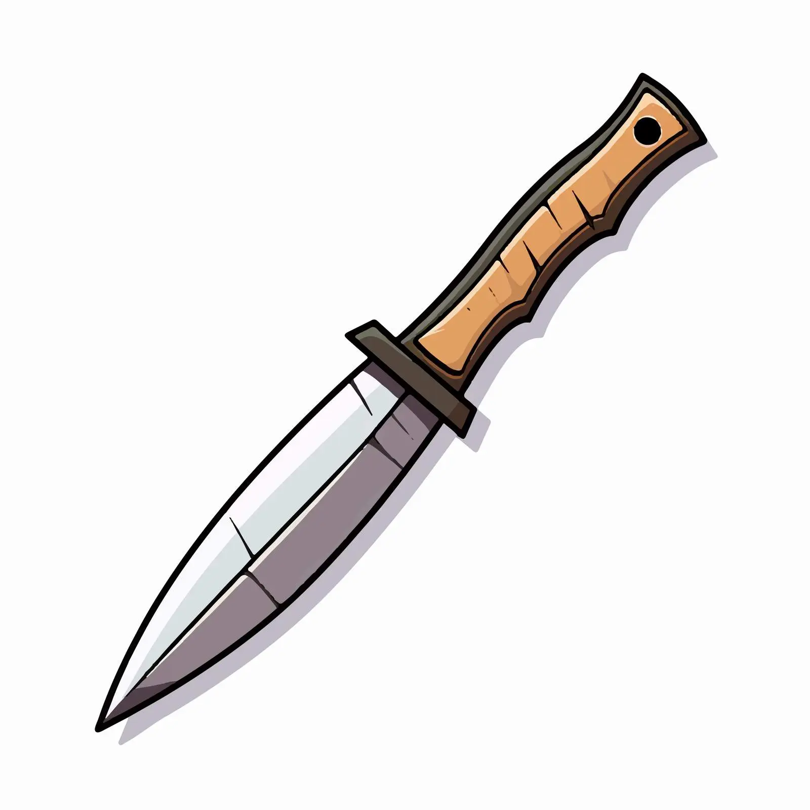Isolated Machete Vector Illustration on White Background – free axes image from Dotvec