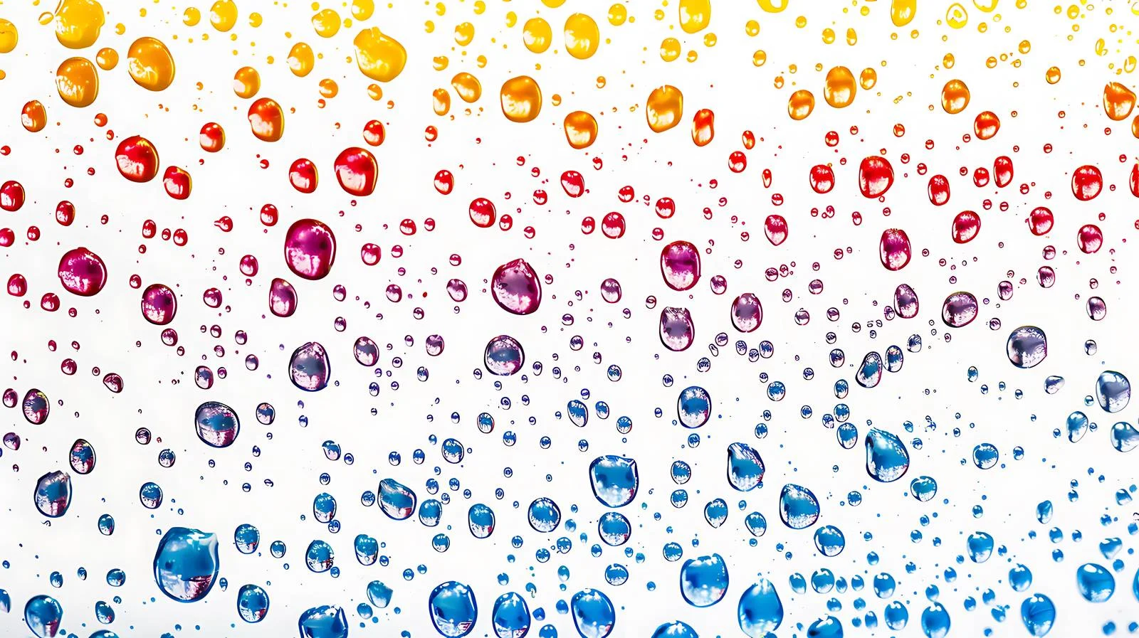 Vibrant Water Drops on Glass Macro — free download from Dotvec