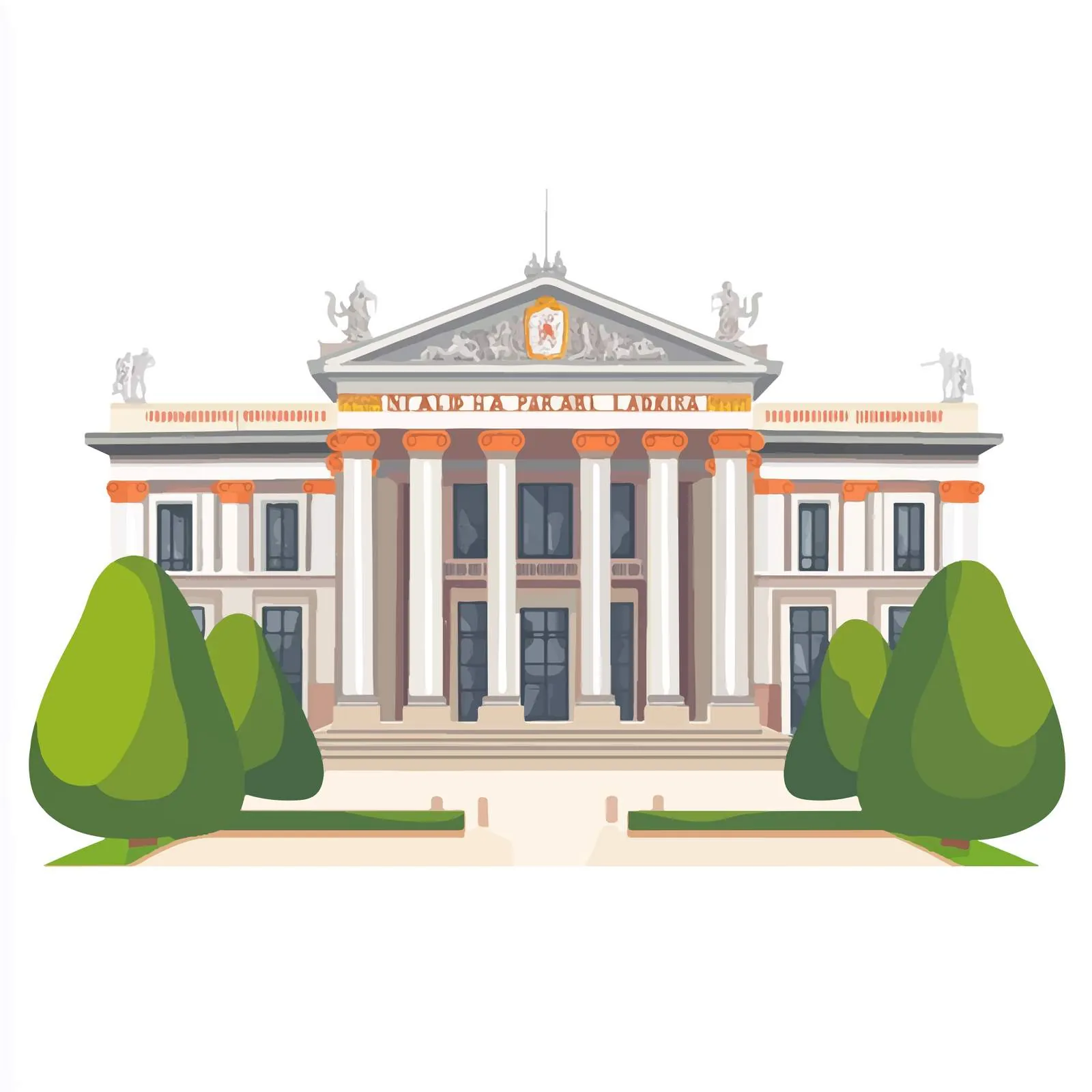 National Prado Museum Building in Madrid — free download from Dotvec