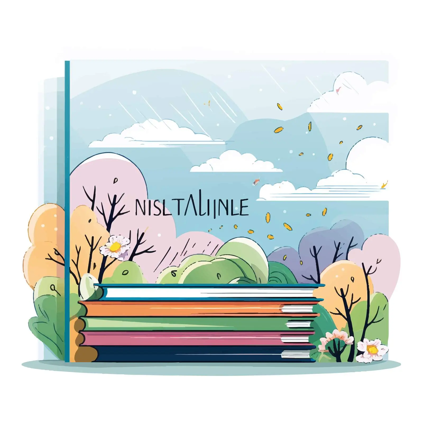 Colorful Cartoon Magazine Vector Illustration — free download from Dotvec