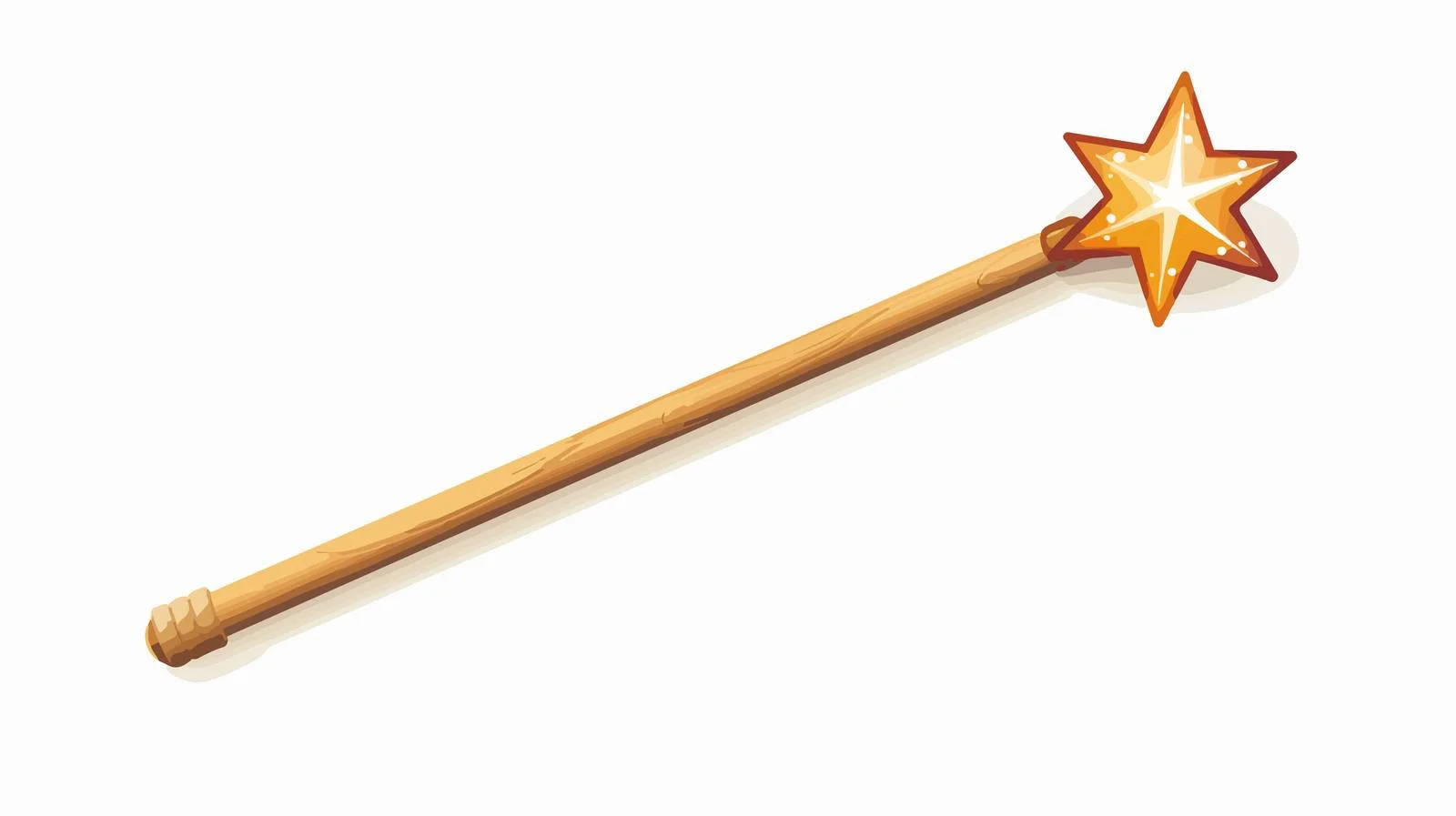 Quality Cartoon Magic Wand Illustration — free download from Dotvec