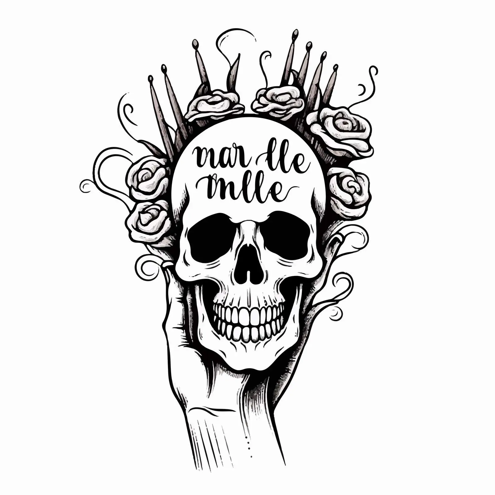 Hand with Long Nails Holding a Magical Quote — free download from Dotvec