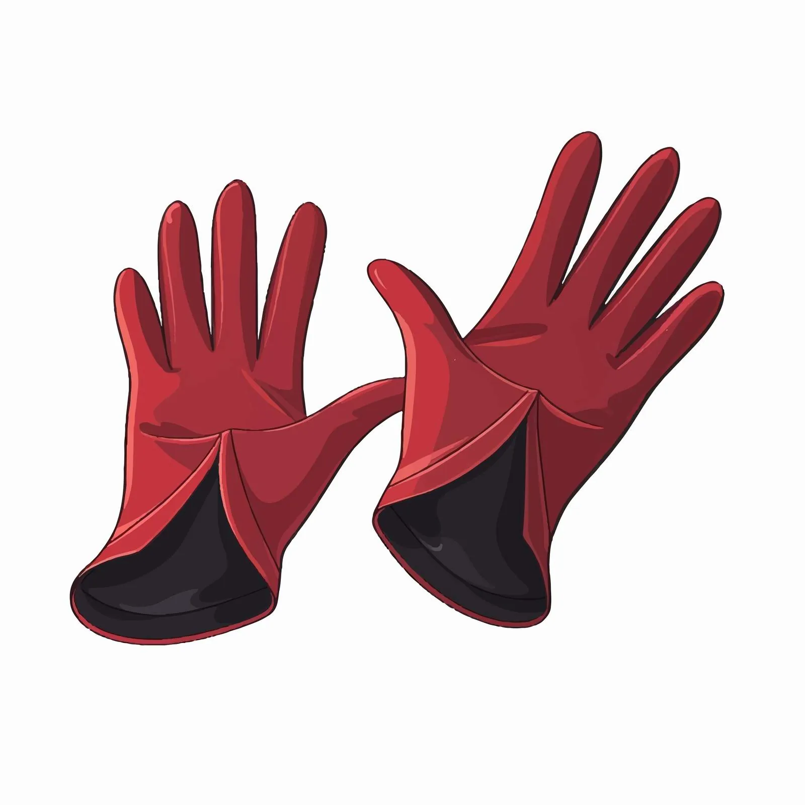Flat Vector Illustration of Magician Gloves — free download from Dotvec