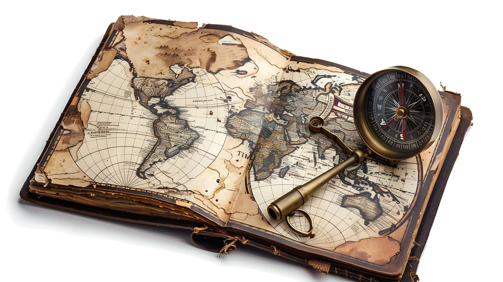 Navigation Tools on Travel Background — free download from Dotvec