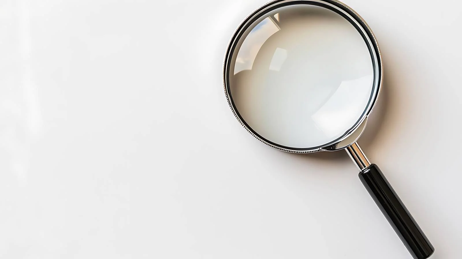 Magnifying Glass on White Table — free download from Dotvec