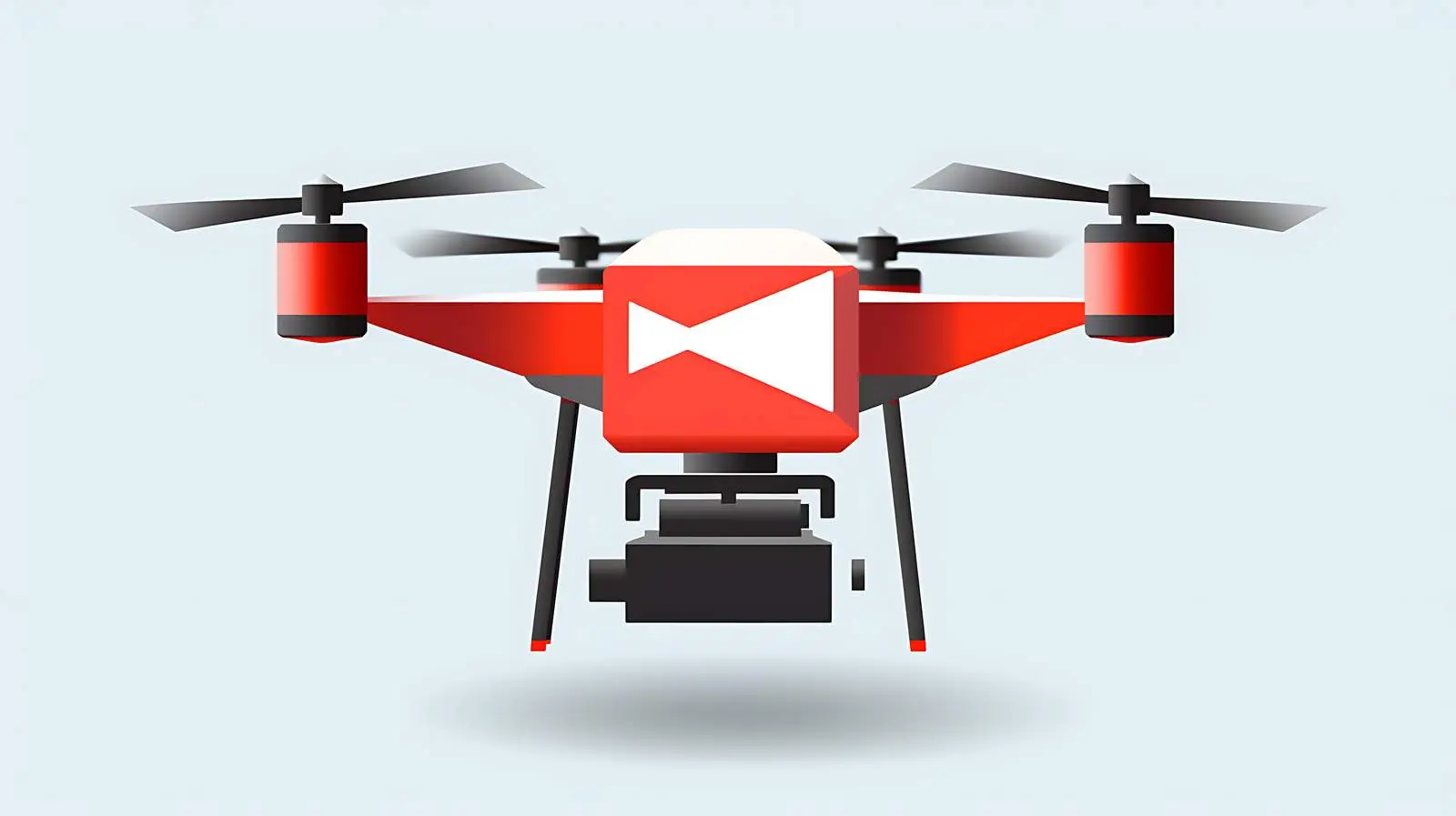 Mail Delivery Drone Pictograph — free download from Dotvec