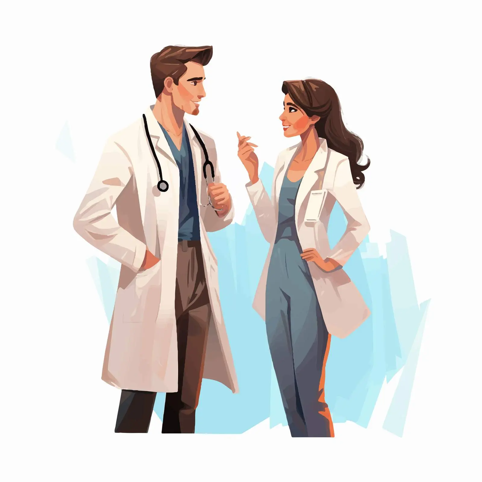 Doctors Discussing in White Coats — free download from Dotvec