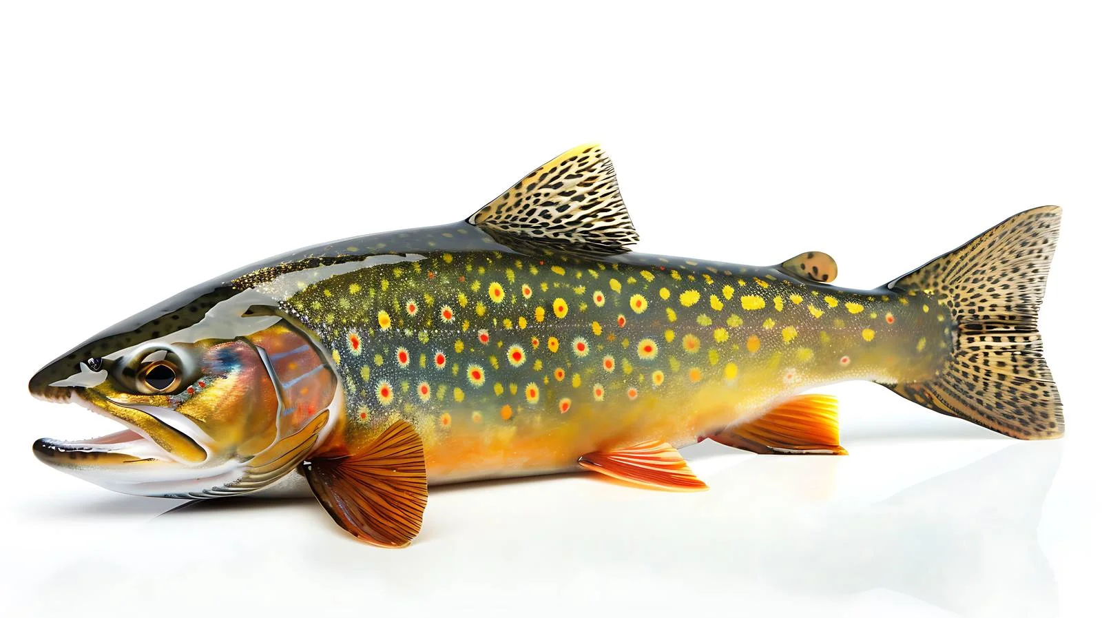Vibrant Male Brook Trout in Spawning Hues — free download from Dotvec