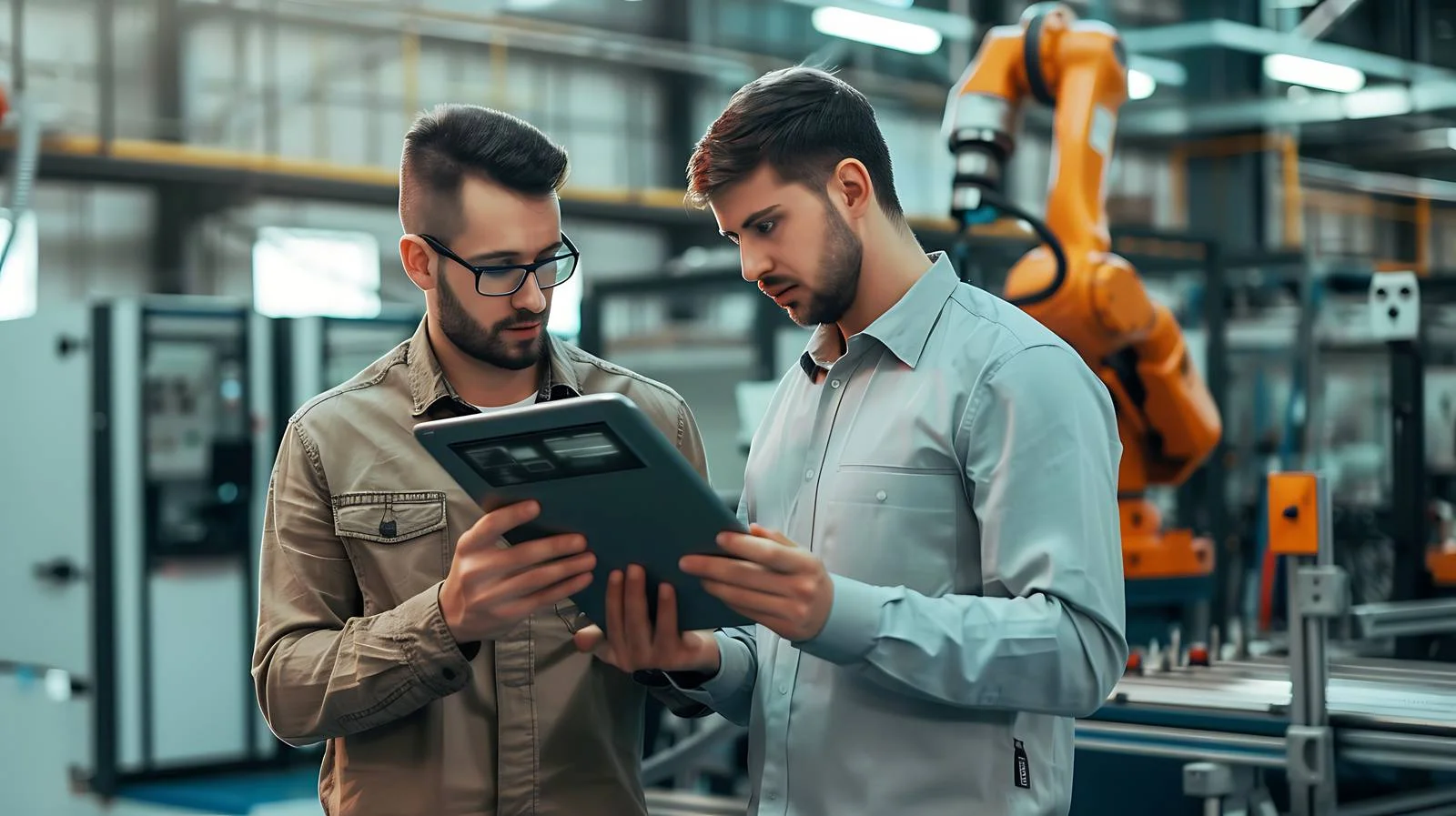 Professionals using digital tablet in office — free download from Dotvec