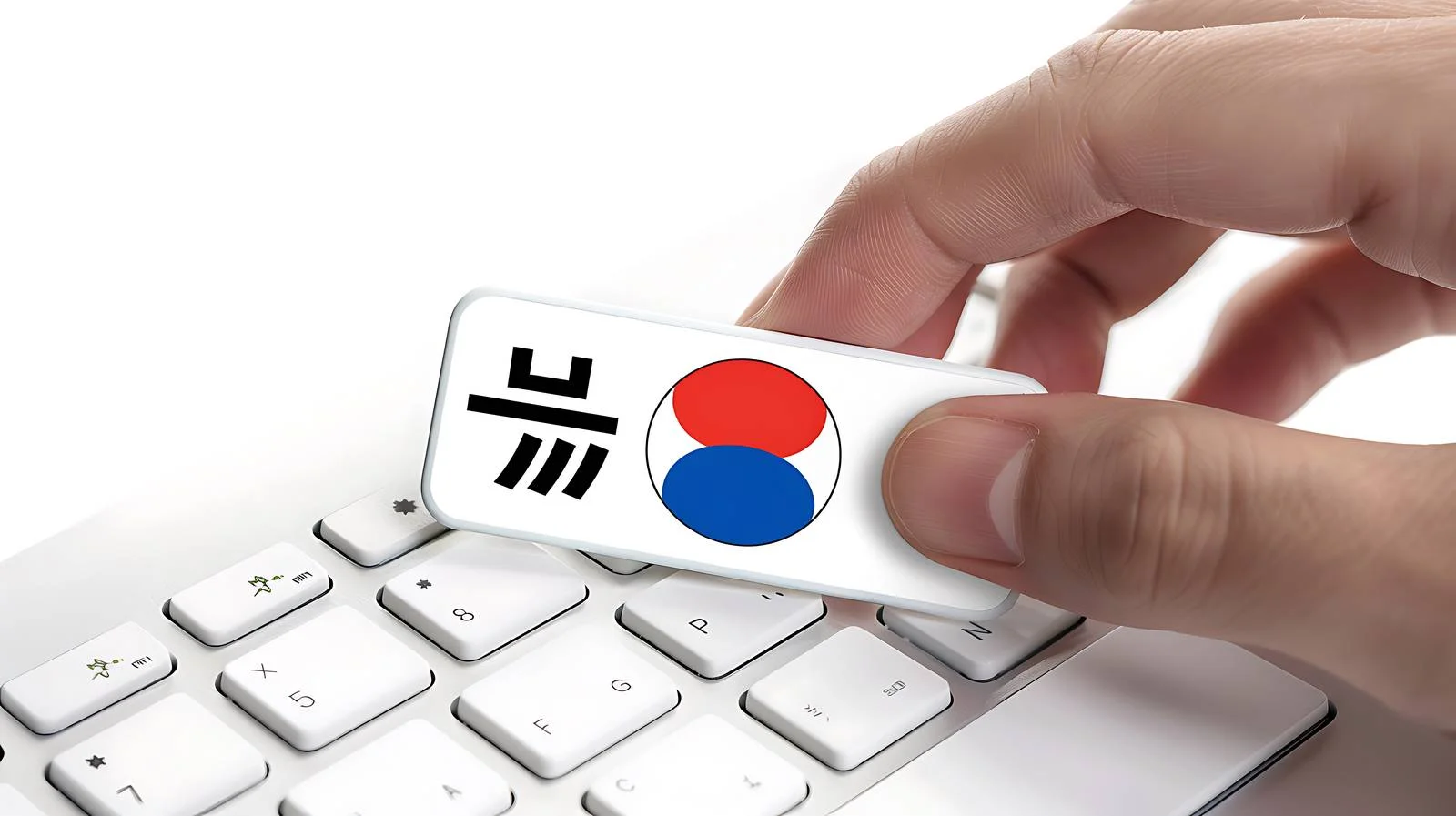 Pressing South Africa flag on keyboard — free download from Dotvec