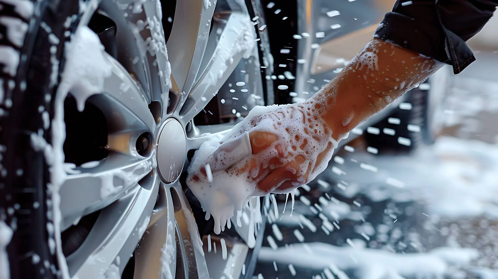 Car Wheel Cleaning Process — free download from Dotvec