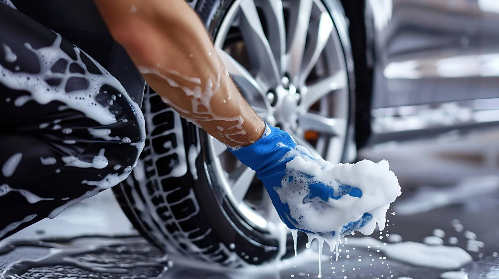 Car Wheel Cleaning Process — free download from Dotvec