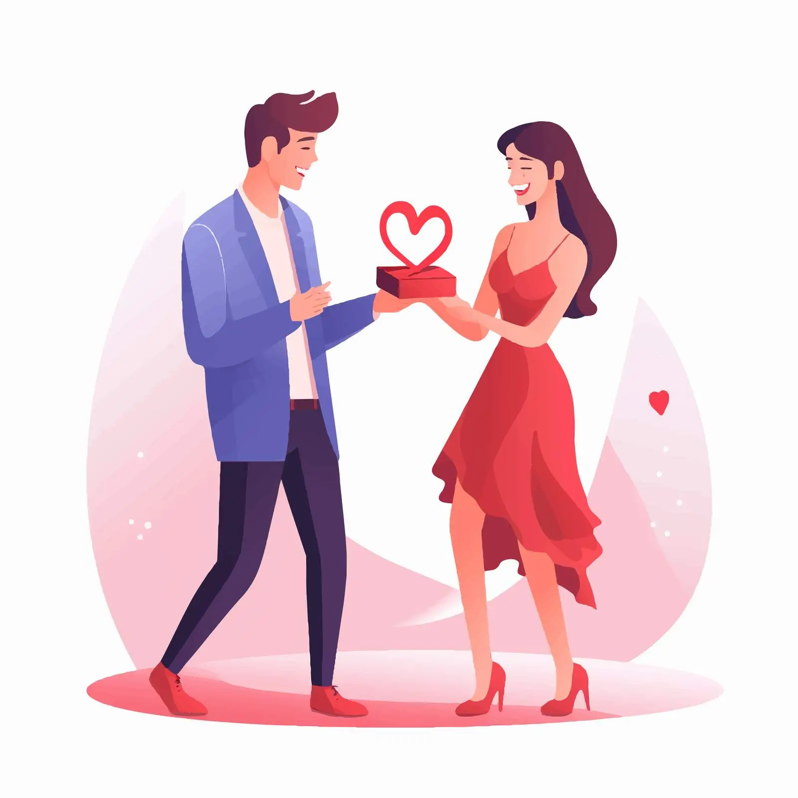 Engagement Proposal with Ring in Box — free download from Dotvec