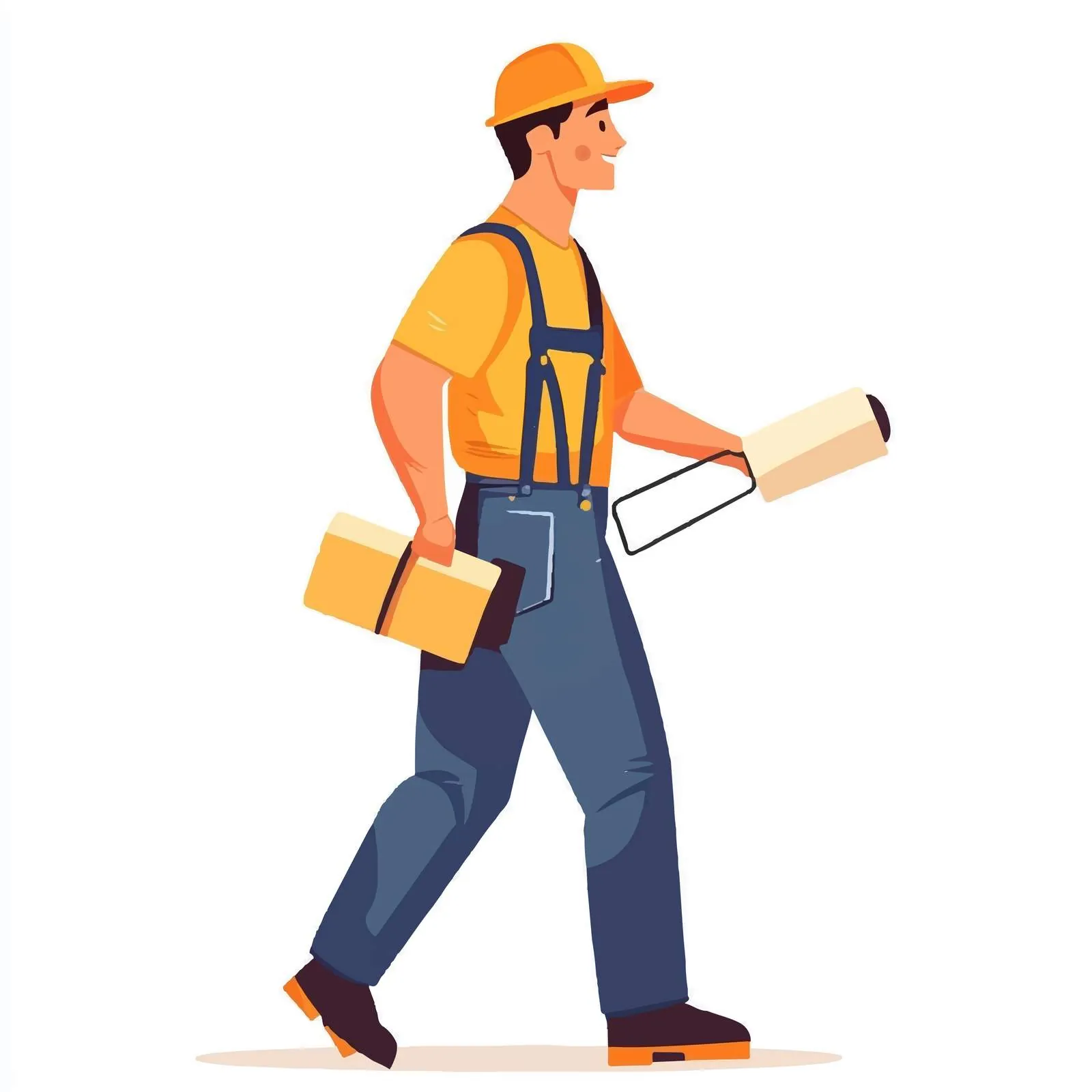 Male Painter Creating Wall Art Vectors — free download from Dotvec