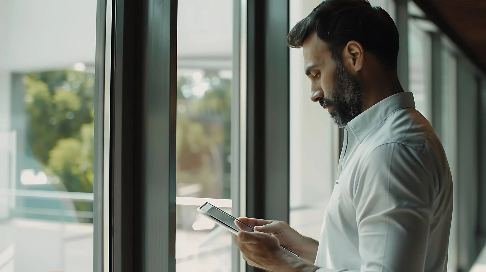 Professional Working on Digital Tablet — free download from Dotvec