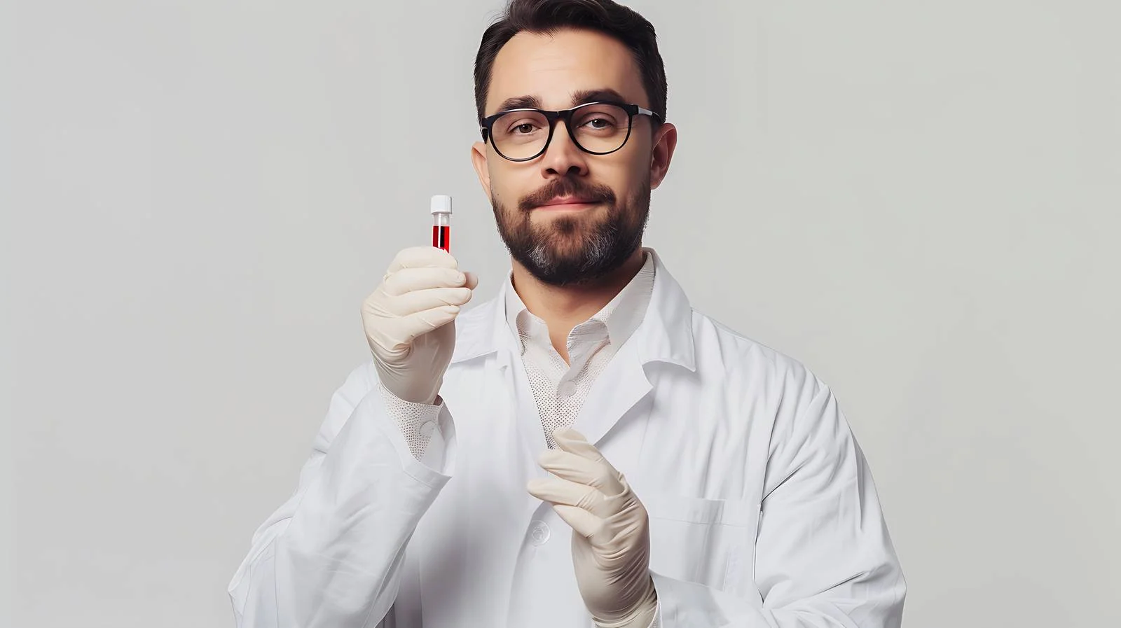 Analyzing Blood Sample in Laboratory — free download from Dotvec