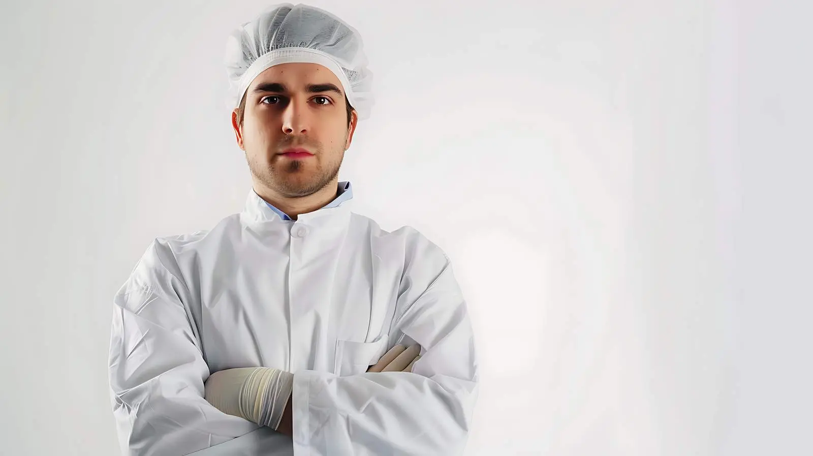 Male Surgeon Isolated on White Background – free surgical team image from Dotvec