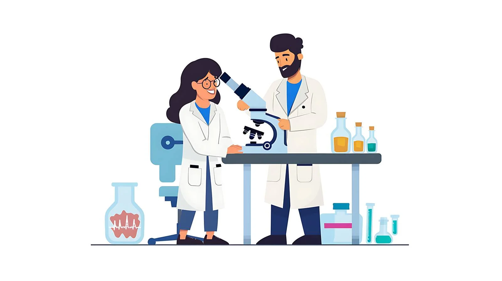 Laboratory Personnel Collaboration — free download from Dotvec