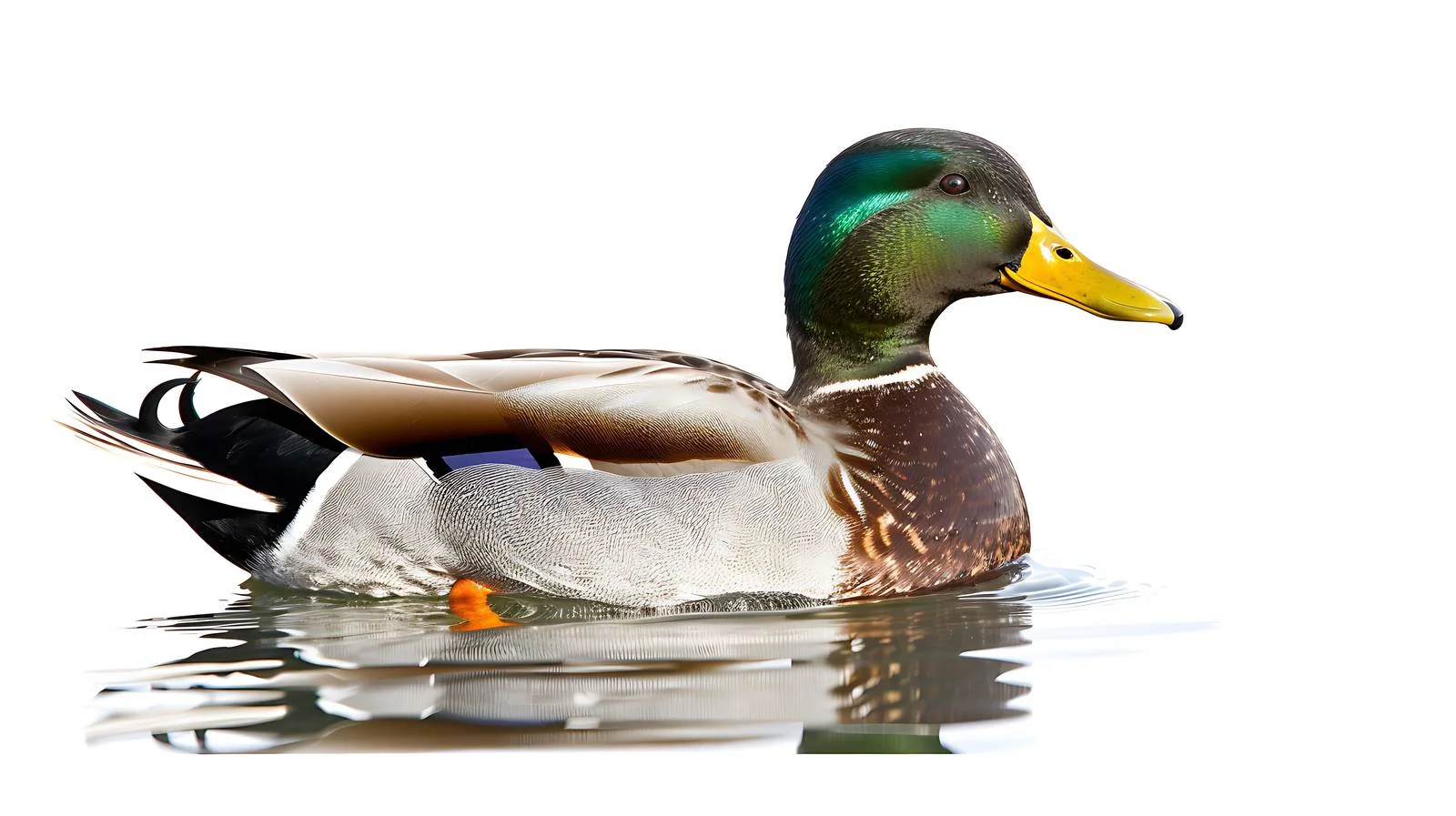 Mallard Duck River Swim — free download from Dotvec