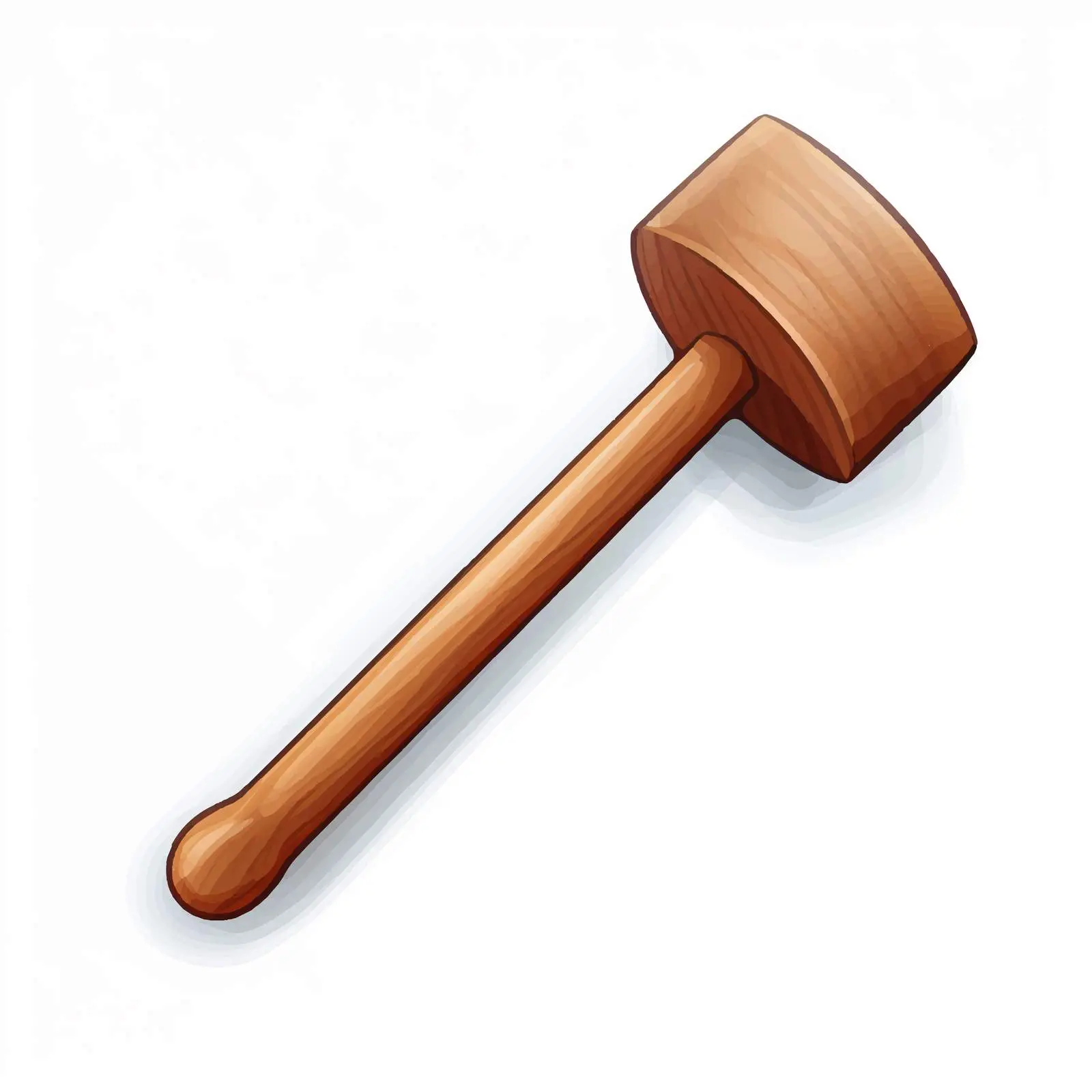 Mallet Vector Illustration on White Background — free download from Dotvec