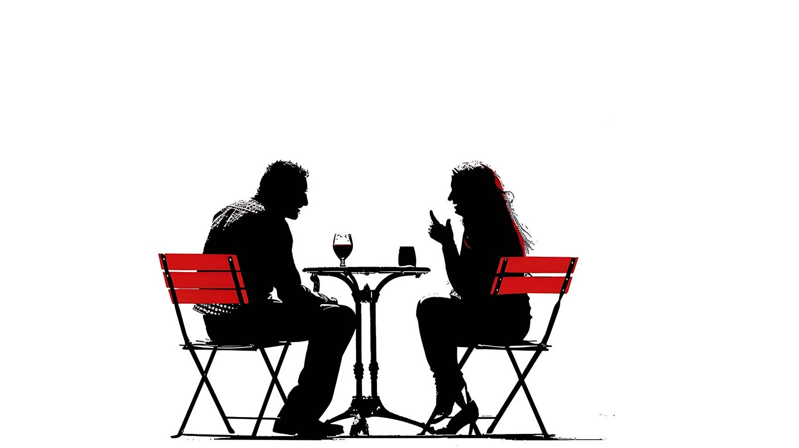 Couple Cafe Conversation — free download from Dotvec