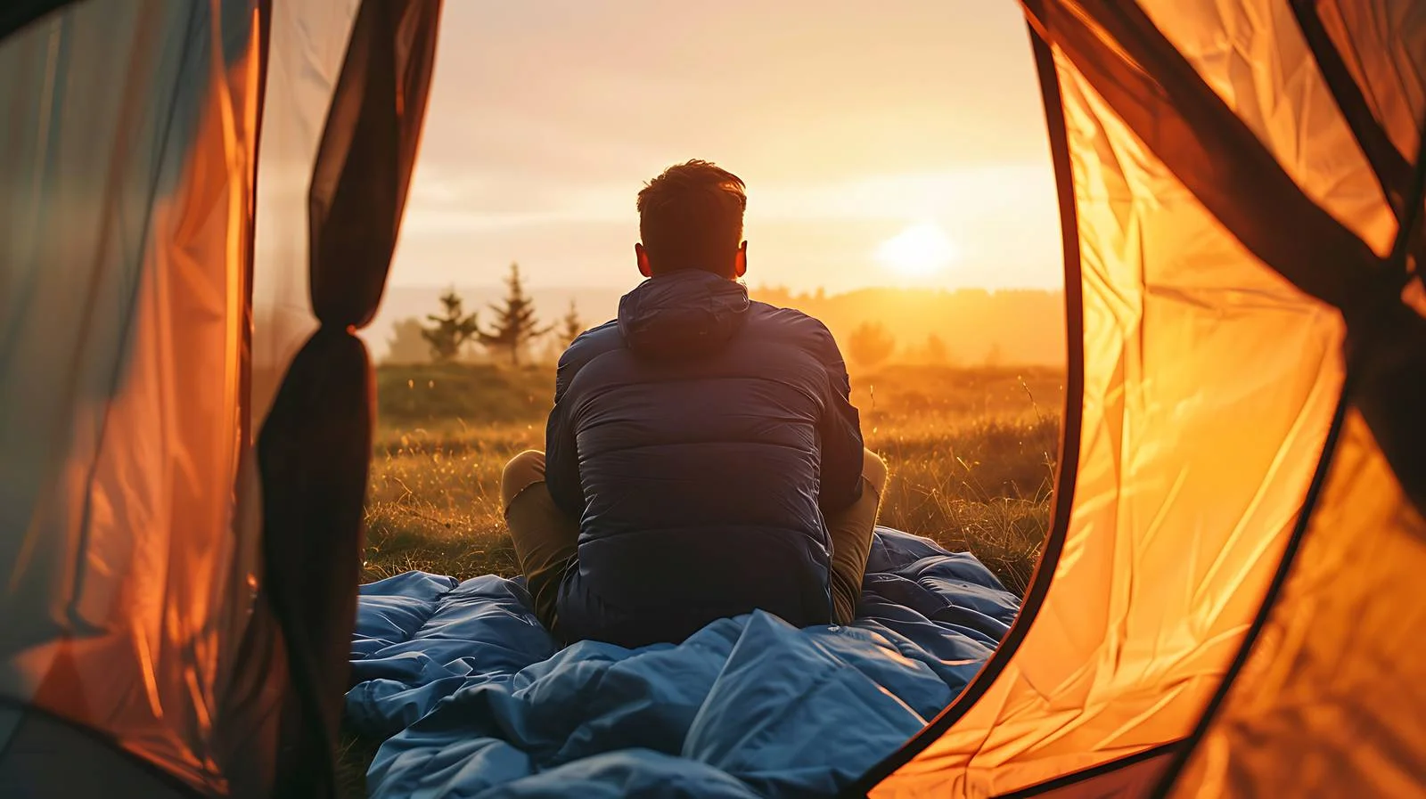 Serene Camping Experience at Estonian Sunset — free download from Dotvec