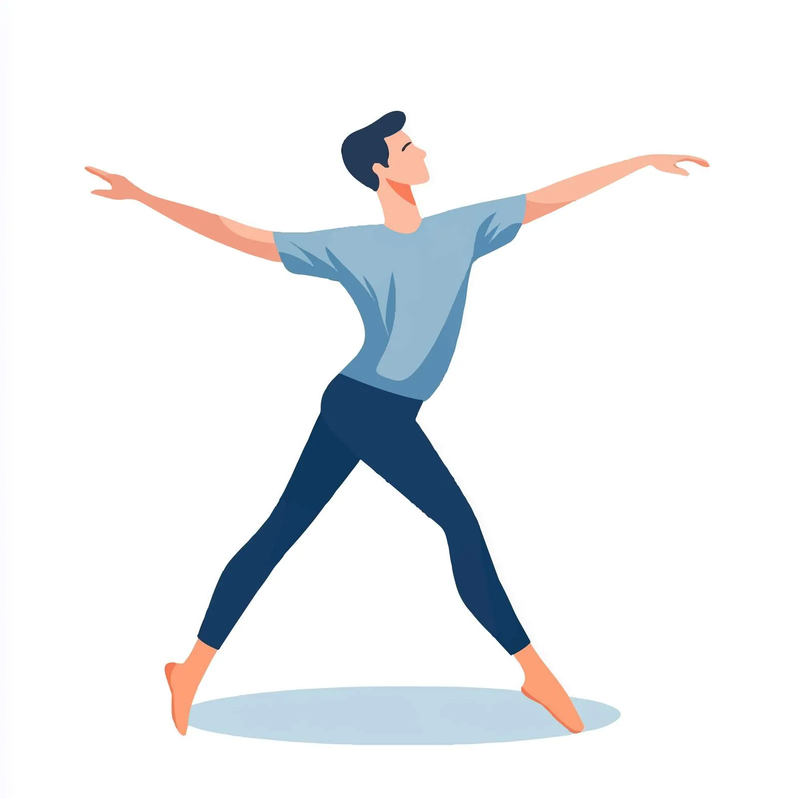 Modern Male Dancer in Vogue and Contemporary Style — free download from Dotvec