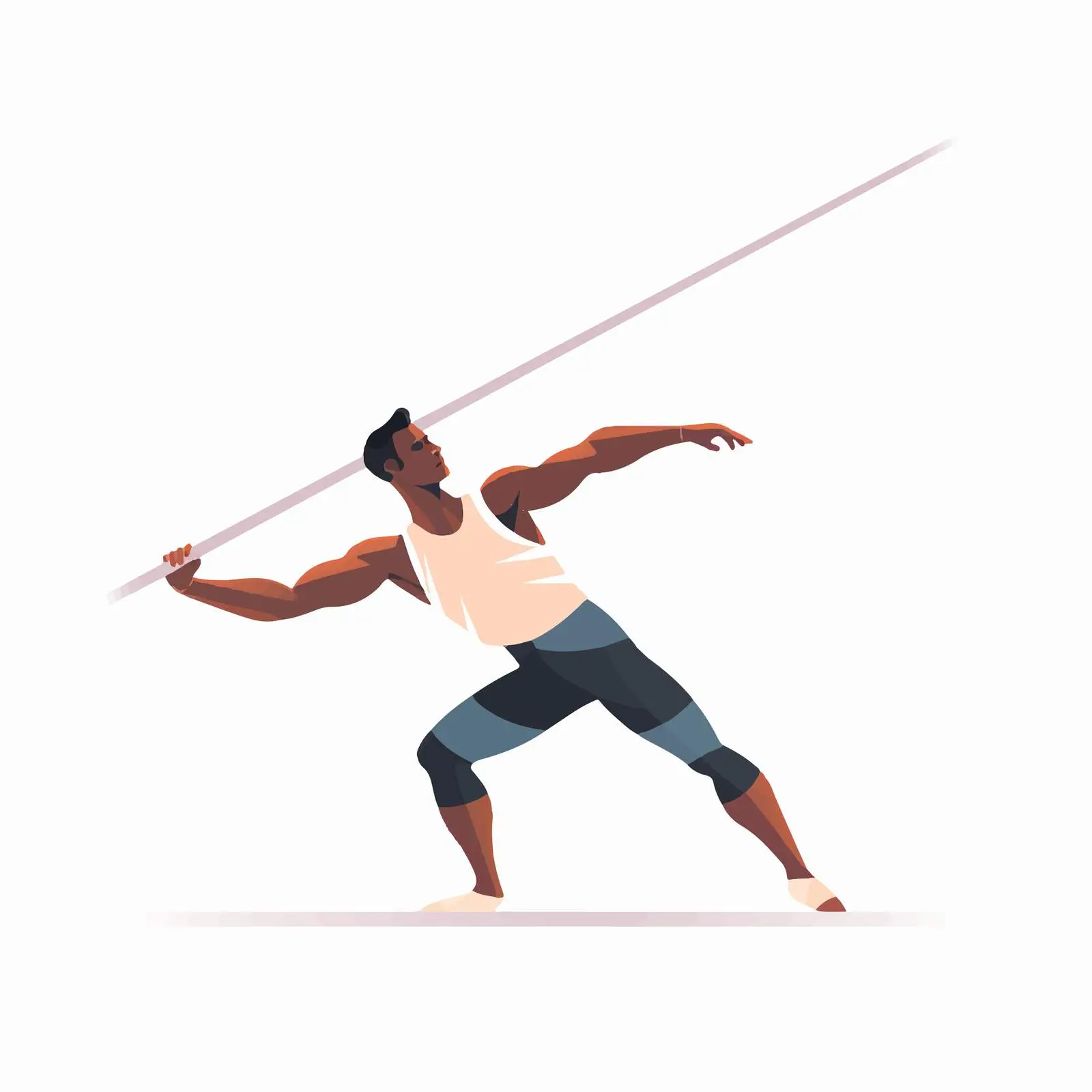 Male Dancer Performing Split on Pole – free split image from Dotvec