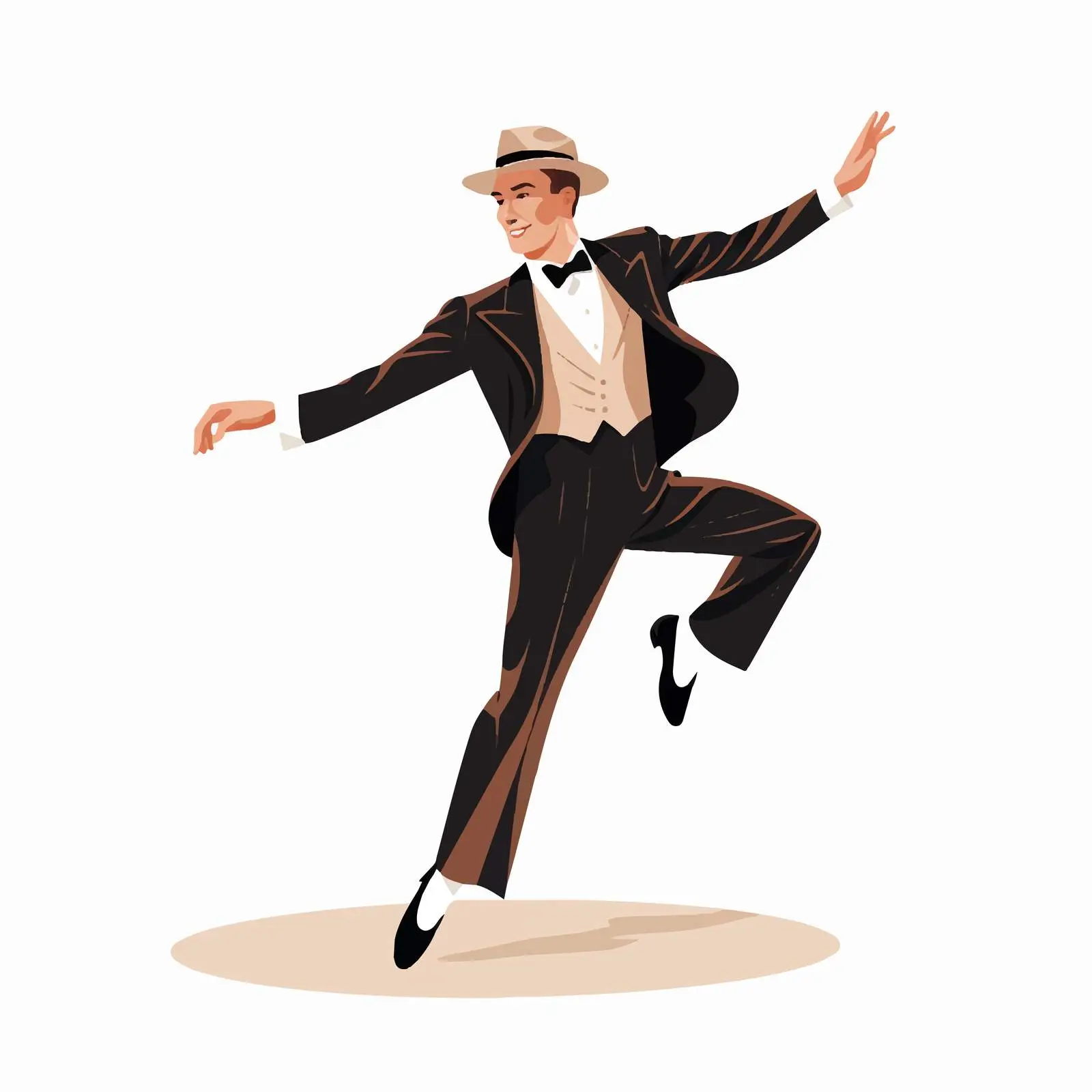 Charleston Dancer at 1920s Gatsby Party – free jazz music image from Dotvec